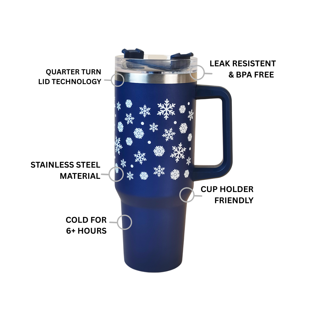 Snow Flakes Tumbler