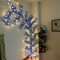 BRANCHLIGHT™ BLUE CHERRY BLOSSOM TREE BRANCH LIGHTING