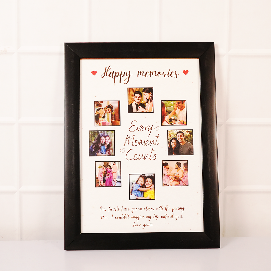 Personalized  EVERY MOMENTS  Brother Sister Photo Frame Gift
