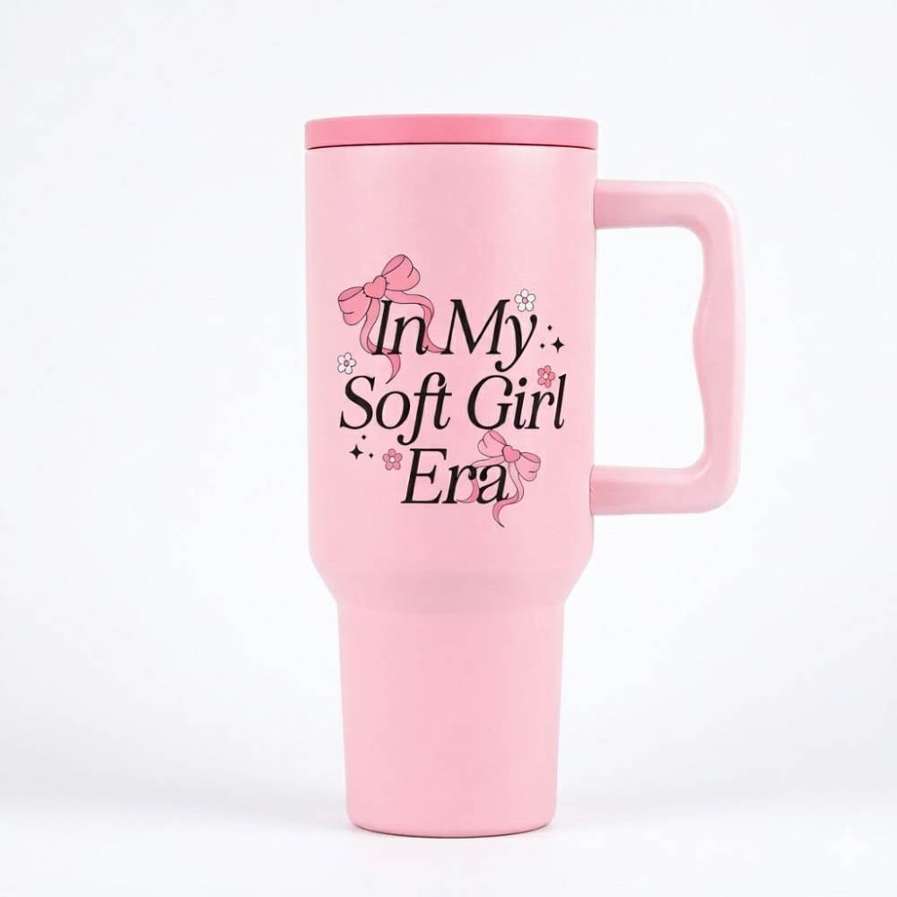 Soft Girl Era Tumbler – Leak-Proof & Stylish