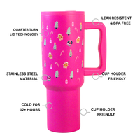 Winter Christmas Wonderland Tumbler – Pink Edition