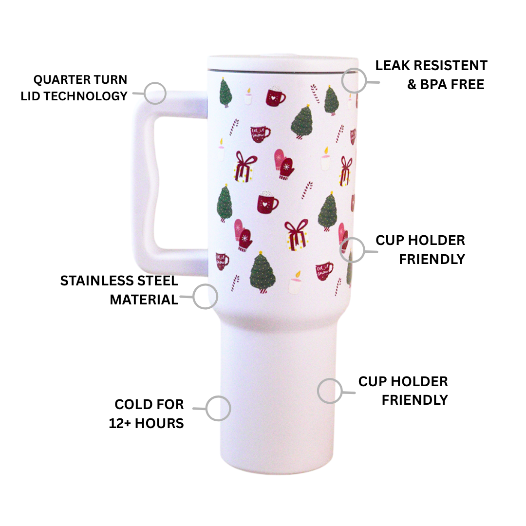Snowy Bliss Christmas Tumbler