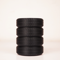 Car Tyre Makeup Brush Holder | Black Desk Organizer