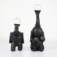 EleGlow™ Elephant Decor Showpiece – Modern Resin Art Sculpture with Light Accent set