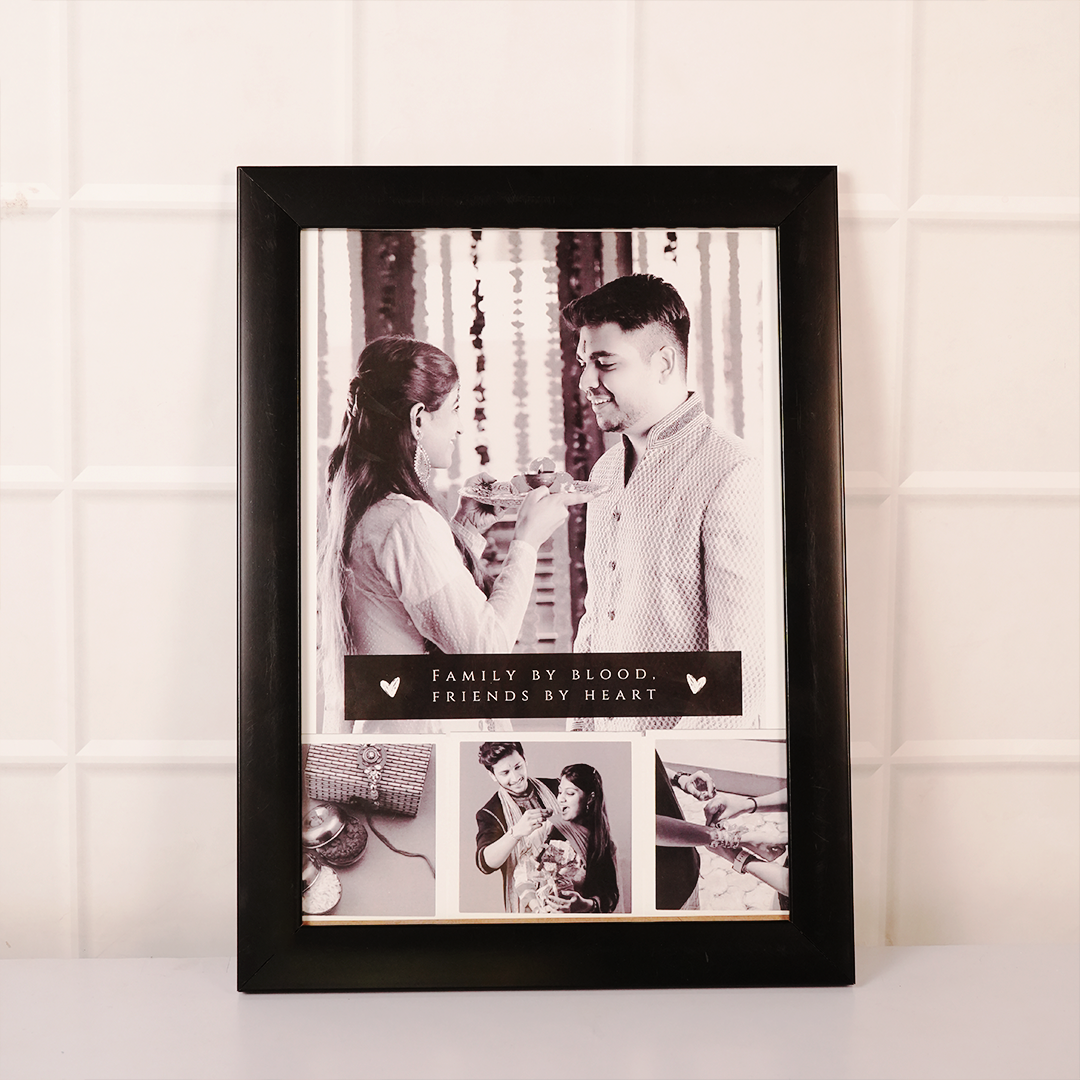 Personalized  BHAI DOOJ  Brother Sister Photo Frame Gift