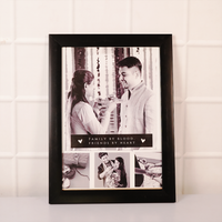 Personalized  BHAI DOOJ  Brother Sister Photo Frame Gift