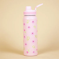 Floral rose Design Stainless Steel Bottle