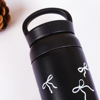 Midnight Elegance Bottle – Timeless Design with Modern Functionality- Black