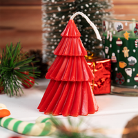 Set of 2 Christmas Tree Scented Candles