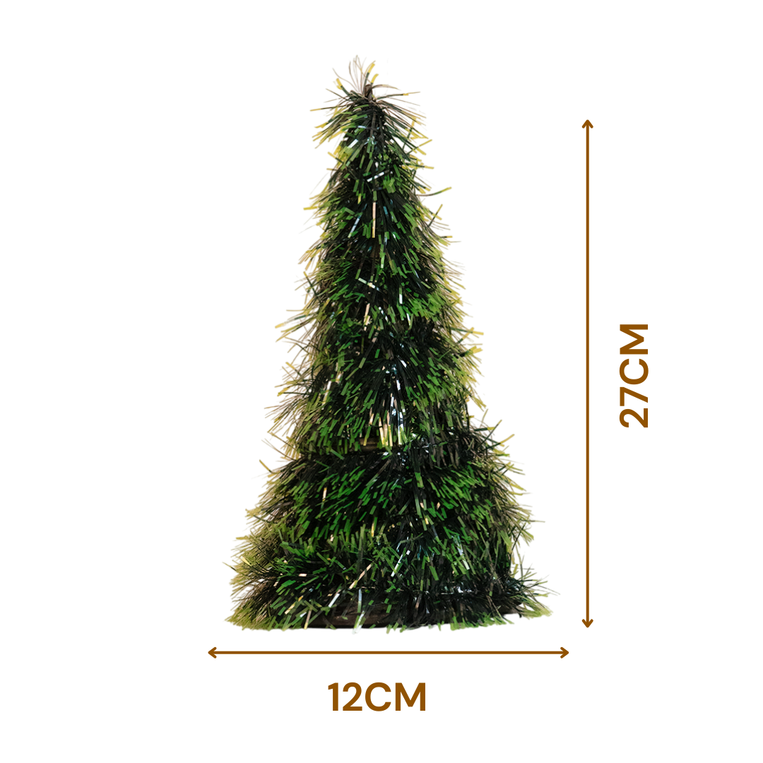 Mini Tinsel Christmas Tree
