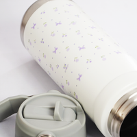 Lavender Bloom Tumbler — Leakproof & Insulated