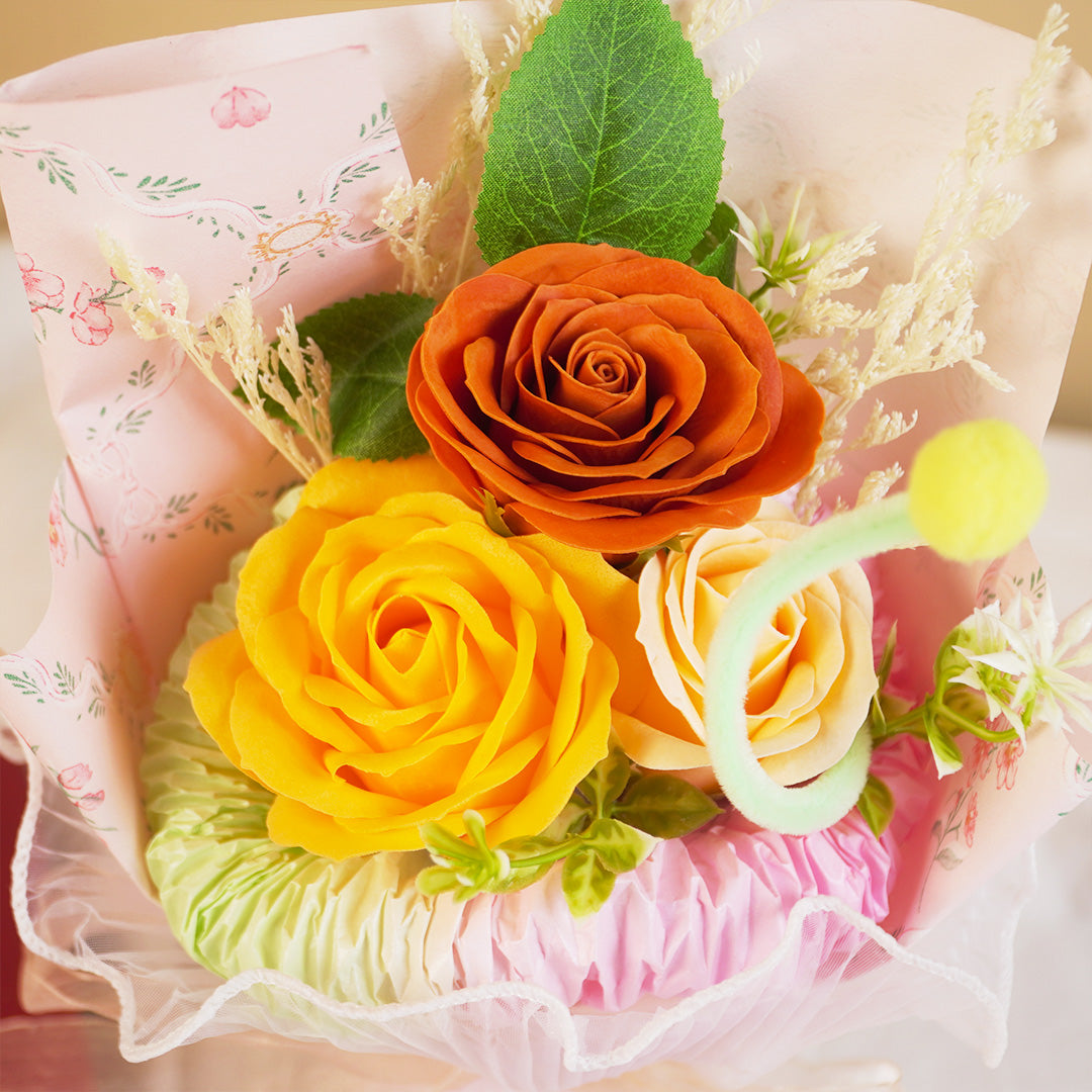 Handcrafted Artificial Rose Bouquet