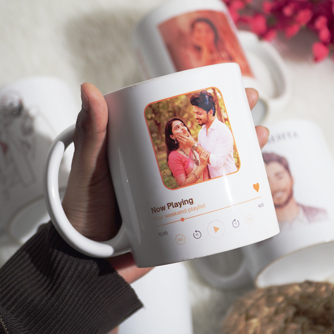 Couple Playlist Personalized Mug