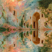 Pastel Landscape Canvas Wall Art