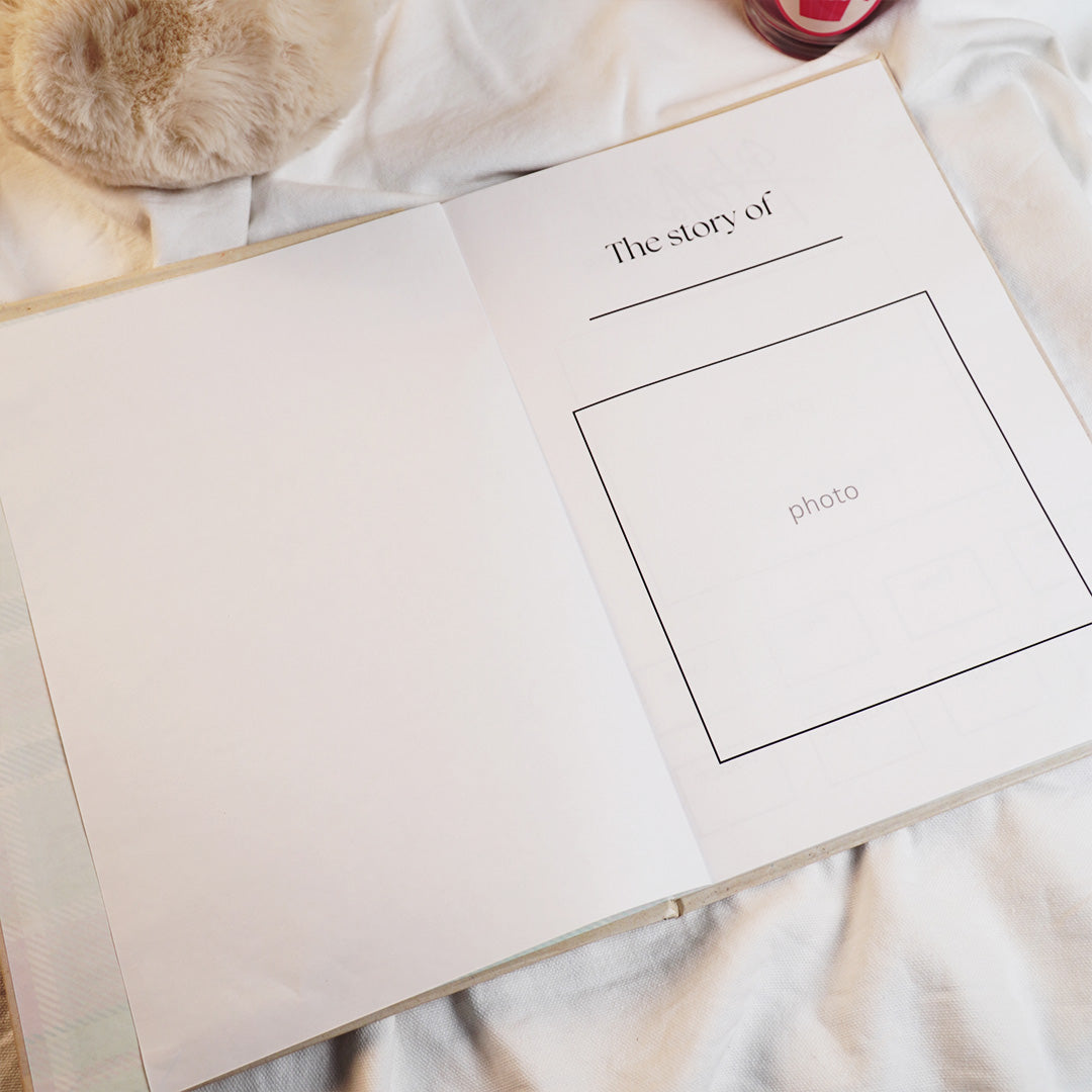 Baby Milestone Keepsake & Photo Album