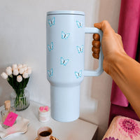 BUTTERFLY ™ 40oz Insulated Tumbler – Sky Blue Butterfly Edition (Copy)