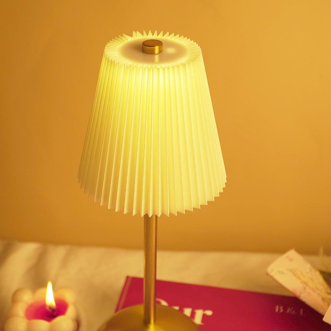 Elegant Warm Glow Table Lamp for Bedroom & Living Room