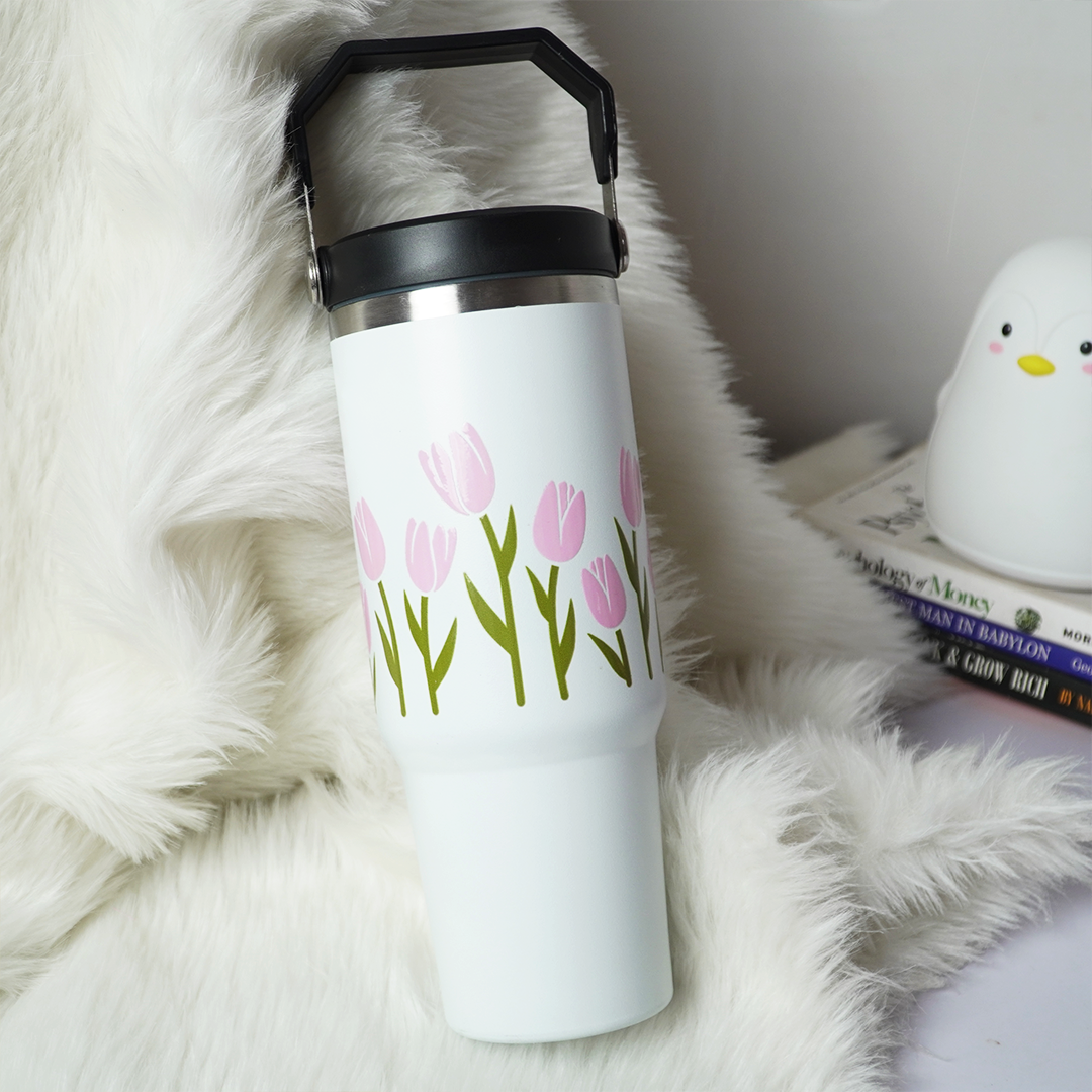 Tulip Floral Tumbler
