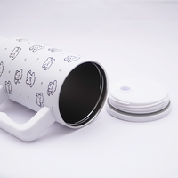 Cute Puppy Stainless Steel Travel Tumbler with Handle & Leakproof Lid | Double Wall Vacuum Insulated Coffee Mug (Copy)
