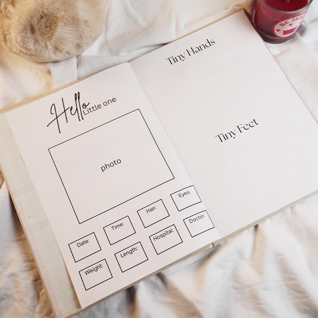 Baby Milestone Keepsake & Photo Album