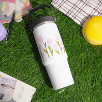 Tulip Floral Tumbler
