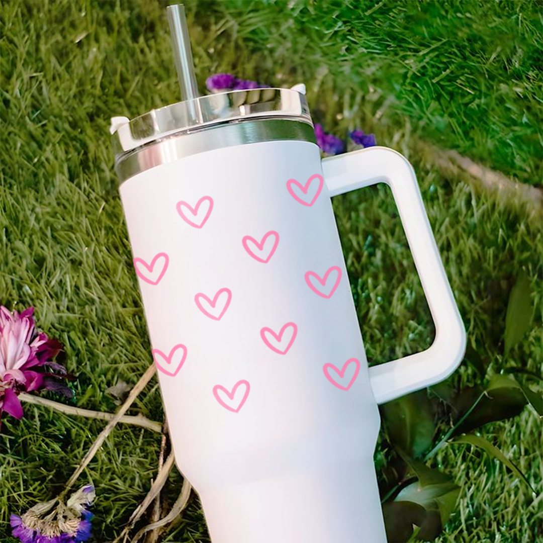 LoveSip Tumbler with Straw & Lid