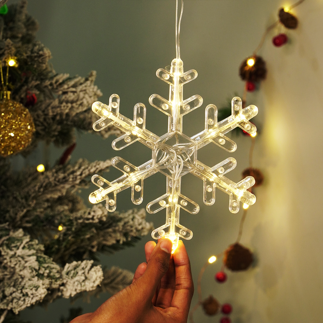 LED Snowflake Christmas Decoration Light
