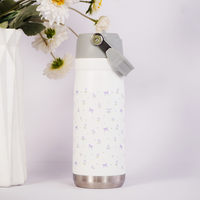 Lavender Bloom Tumbler — Leakproof & Insulated