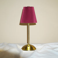 Elegant Pleated Table Lamp with Warm Ambient Light