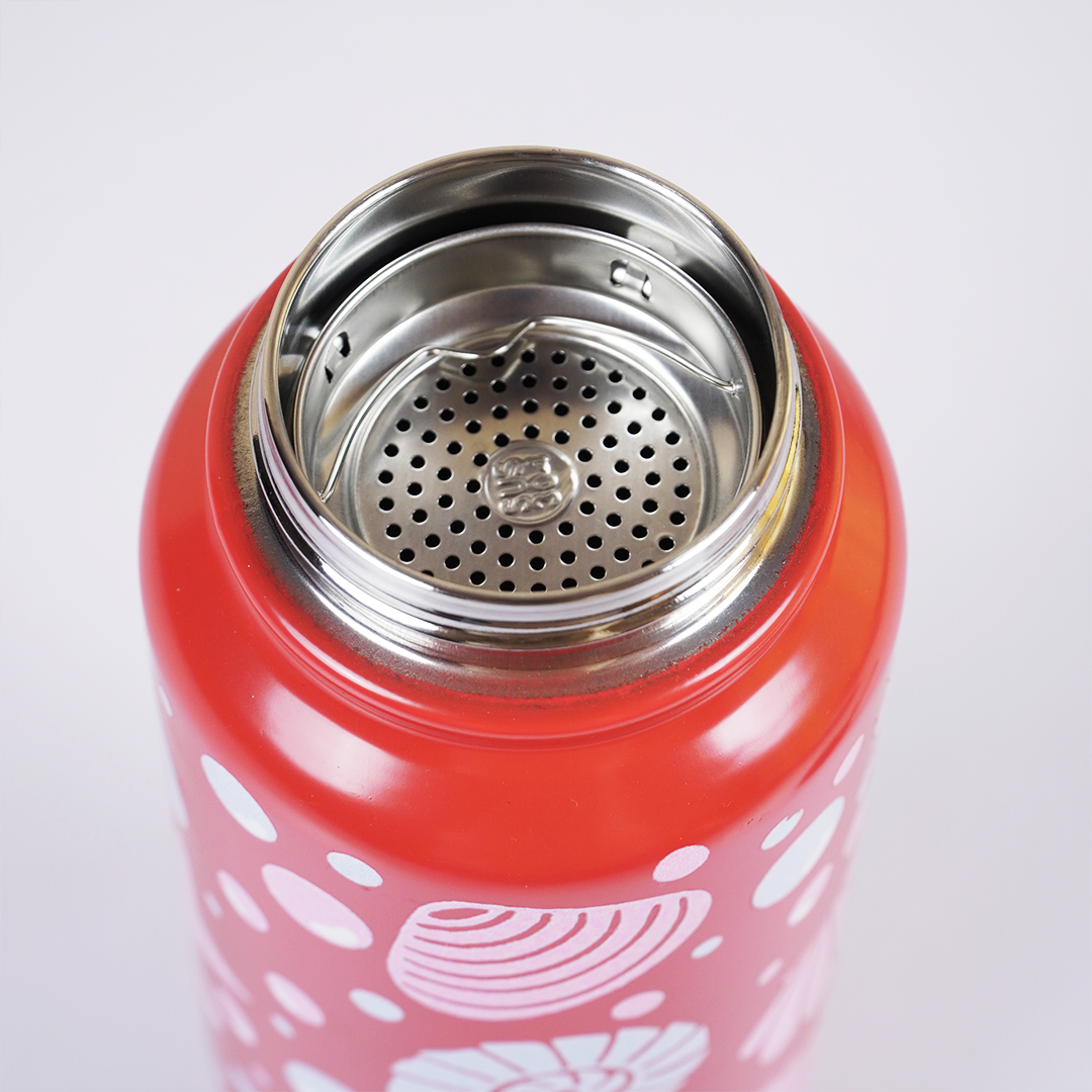 Ocean Shell Print Stainless Steel Water Bottle