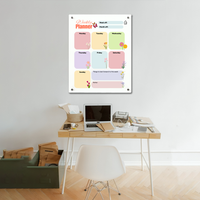 Weekly Acrylic Milky Wall Planner – Minimal & Functional Organizer