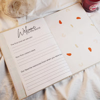 Baby Milestone Keepsake & Photo Album