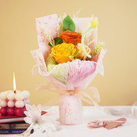 Handcrafted Artificial Rose Bouquet