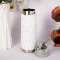 Lavender Bloom Tumbler — Leakproof & Insulated