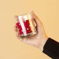 Set-3 Christmas Tree Scented Glass Candles