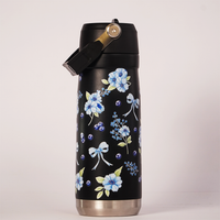 Midnight Bloom Tumbler — Leakproof & Insulated