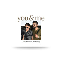 You & Me – Personalized Couple Square Photo Book
