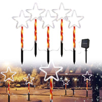 Star Solar Pathway Lights for Christmas