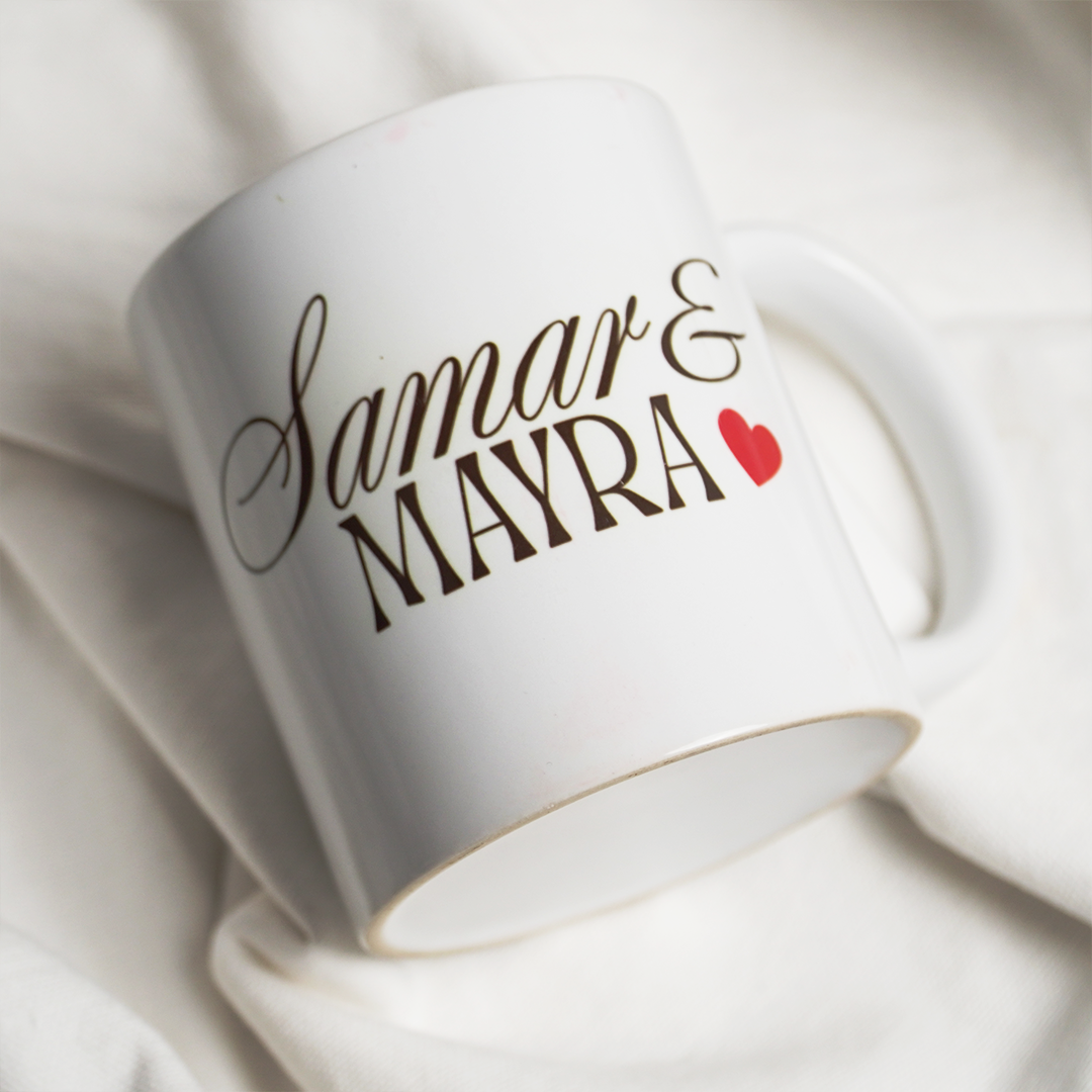 Together Print Personalized  Mug