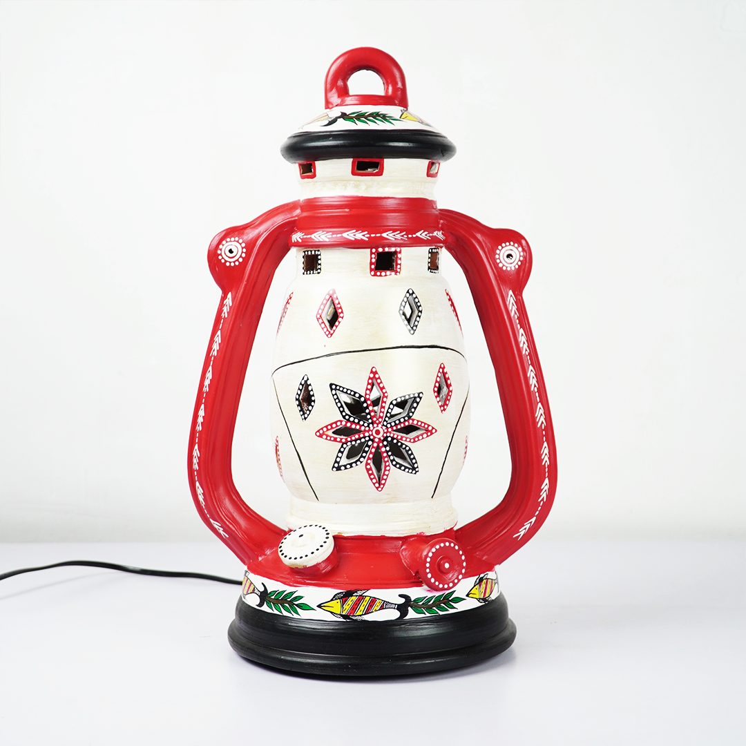 Noctra Heritage Lantern Lamp – Handcrafted Statement Light
