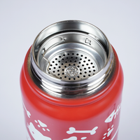 Cute Cat Print Stainless Steel Water Bottle