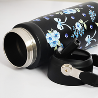 Midnight Bloom Tumbler — Leakproof & Insulated