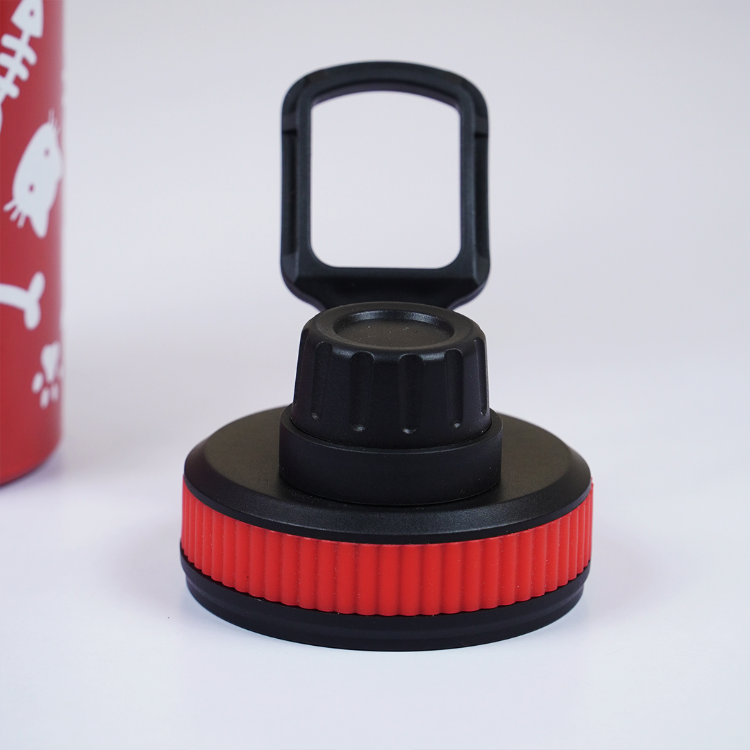 Cute Cat Print Stainless Steel Water Bottle