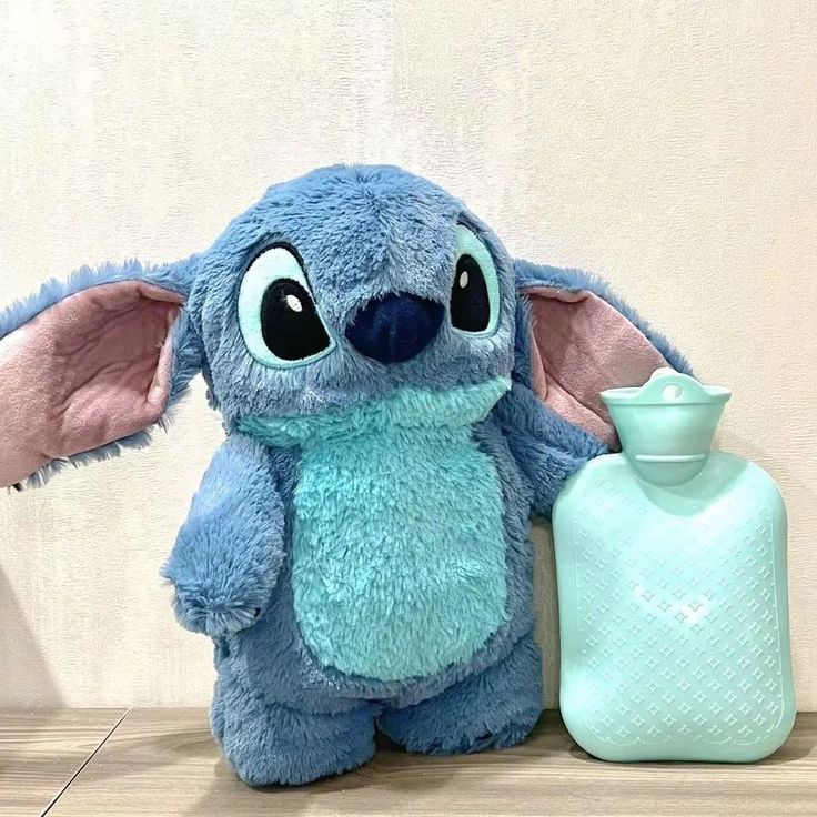 Stitch Plush Hot Water Bag - Cute & Comfortable