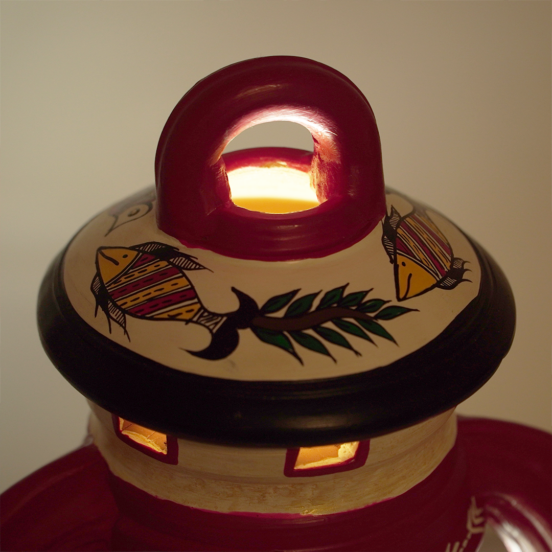Noctra Heritage Lantern Lamp – Handcrafted Statement Light