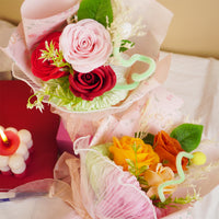 Handcrafted Artificial Rose Bouquet