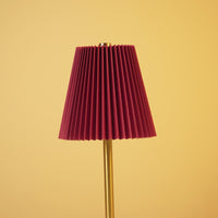 Elegant Pleated Table Lamp with Warm Ambient Light