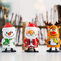 Cute Twistable Spring Santa & Snowman Set  ( SET OF 6)