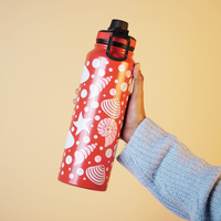 Ocean Shell Print Stainless Steel Water Bottle