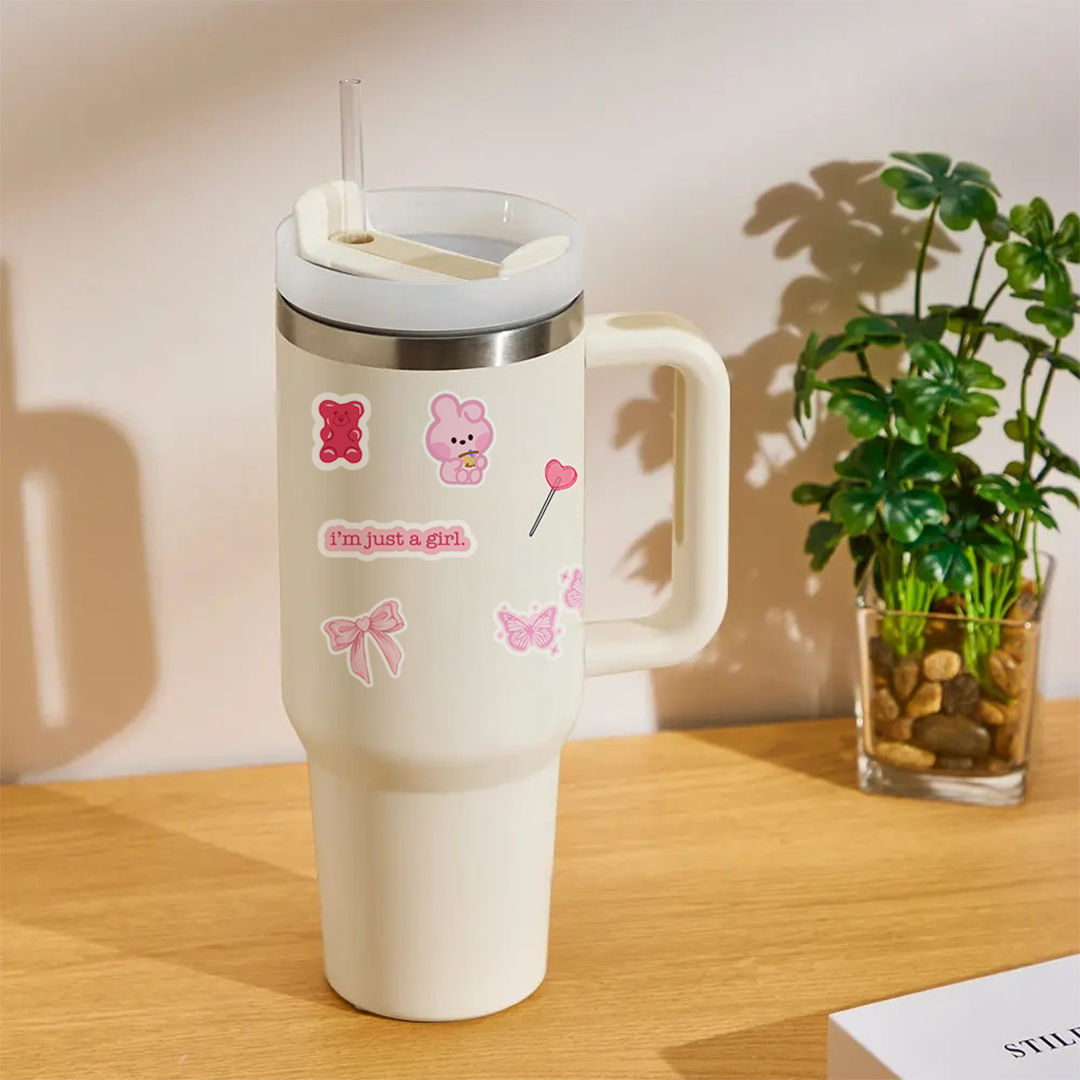 AestheticWrap™ Tumbler with Straw & Lid